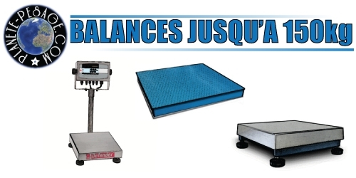 Balance et plateforme de 0 à 150kg